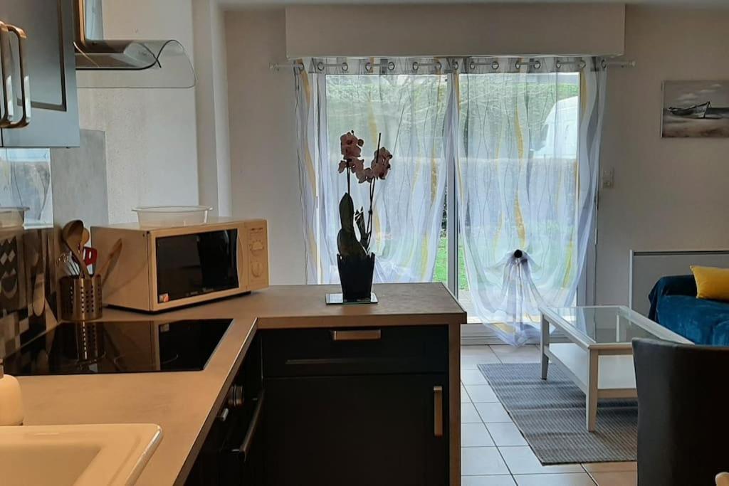 Hyper Centre De Sarzeau, Grand Appartement Au Calme Avec Jardinet Eksteriør billede